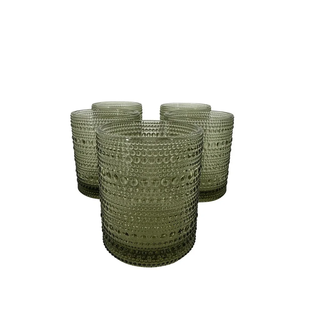 Fortessa 10 oz Jupiter Double Old Fashioned Glass Light green